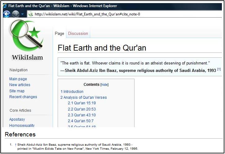 ibn baz flat earth
